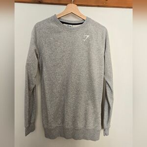 Gymshark Light Gray Crewneck Sweater